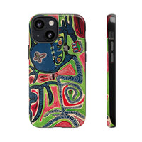 Abstract AFTERLIFE Phone Case — Bold Psychedelic Music Art