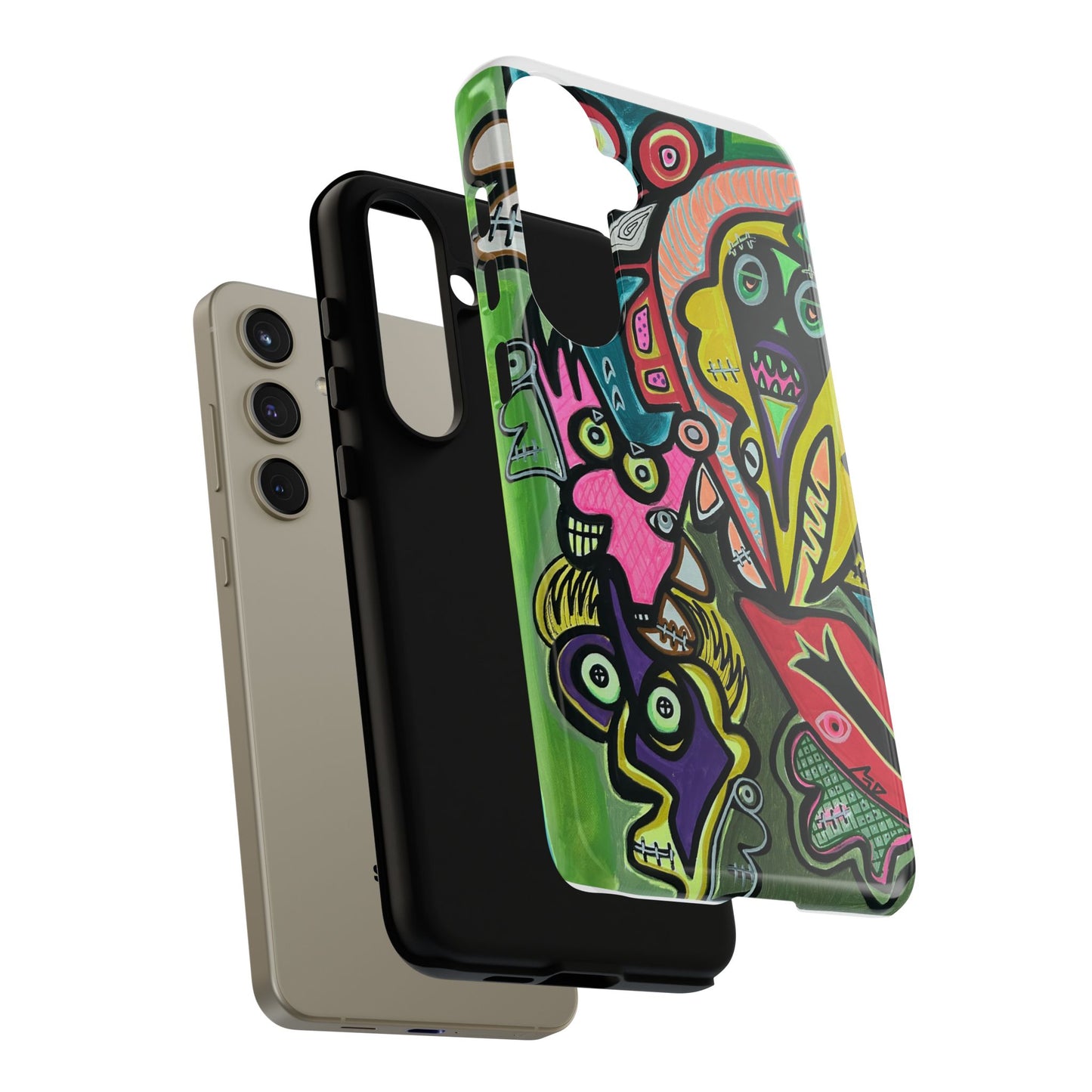 CONCERT  Abstract Graffiti Phone Case — Colorful Street Art Tough Cases