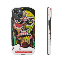 KUNTA.  Abstract Tribal Skull Phone Case — Colorful Street Art Protective Cover