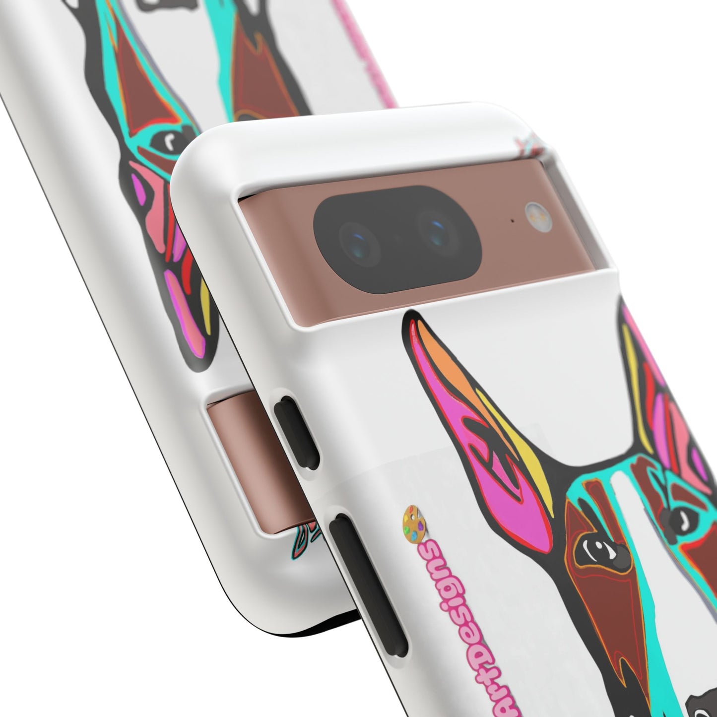 MR Bull Terrier Phone Case — Colorful Pop Art Tough Cases for Dog Lovers