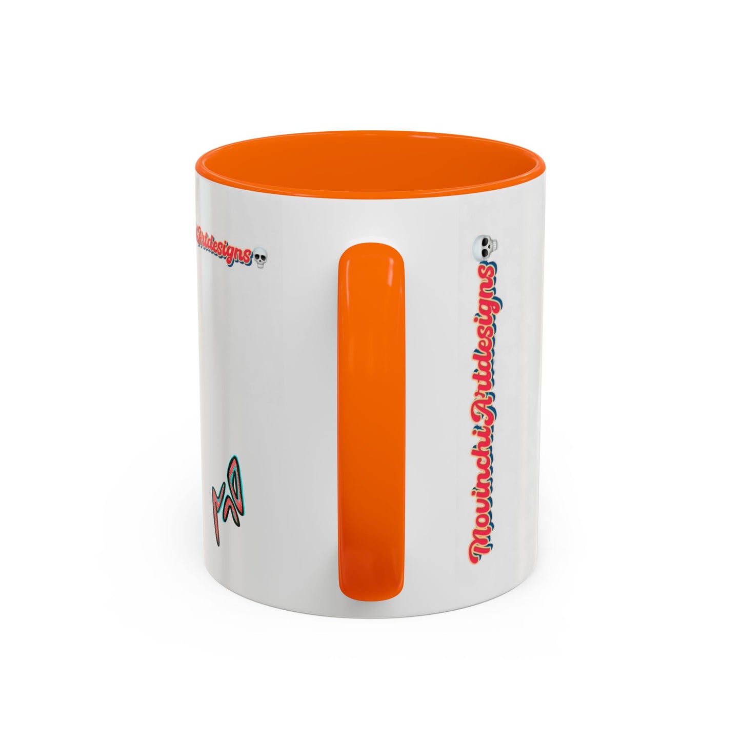 Surreal VINCENT Tribal Warrior Accent Coffee Mug — Colorful Skull Art 11/15oz