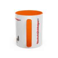 Surreal VINCENT Tribal Warrior Accent Coffee Mug — Colorful Skull Art 11/15oz
