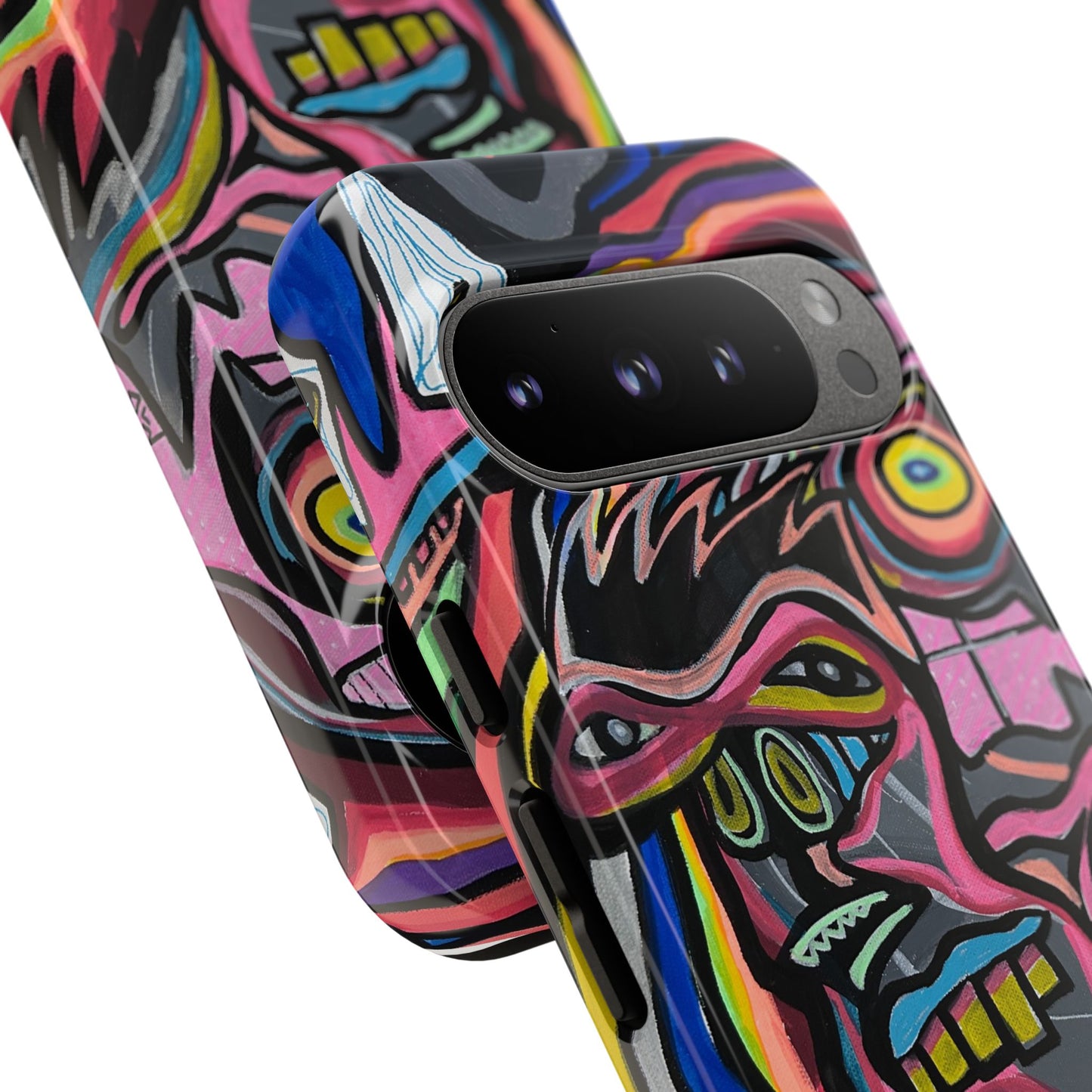 CRAZY Graffiti Phone Case — Colorful Street Art Protective Cover