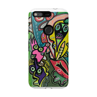 CONCERT  Abstract Graffiti Phone Case — Colorful Street Art Tough Cases