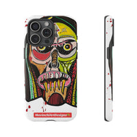 KUNTA.  Abstract Tribal Skull Phone Case — Colorful Street Art Protective Cover
