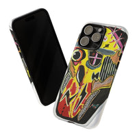VINCENT.  Skull Riot Phone Case – Colorful Abstract Horror Art Protective Cover
