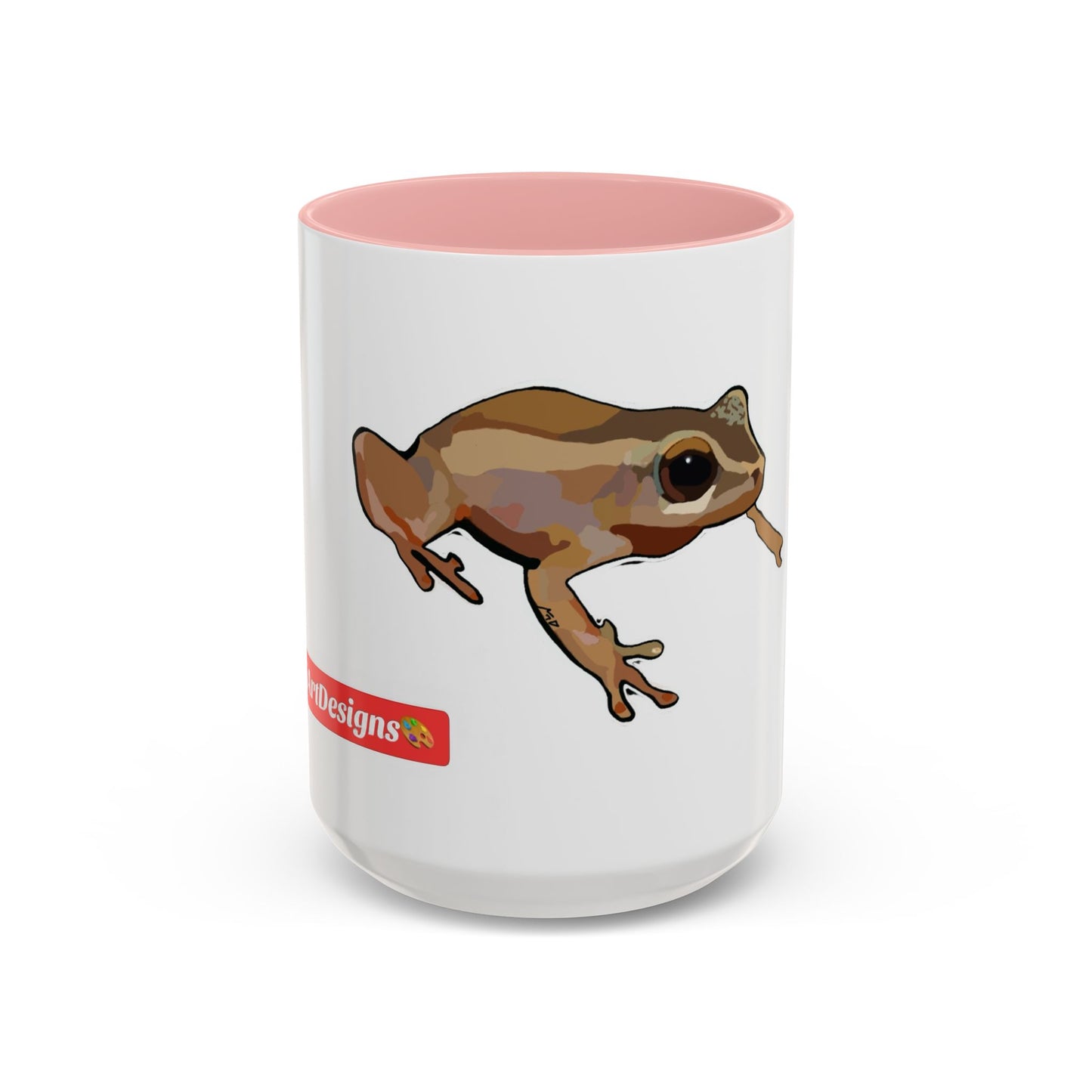 COQUI.  Frog Accent Coffee Mug — Cute Woodland Tree Frog Design (11/15 oz)
