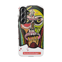 KUNTA.  Abstract Tribal Skull Phone Case — Colorful Street Art Protective Cover