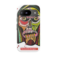 KUNTA.  Abstract Tribal Skull Phone Case — Colorful Street Art Protective Cover