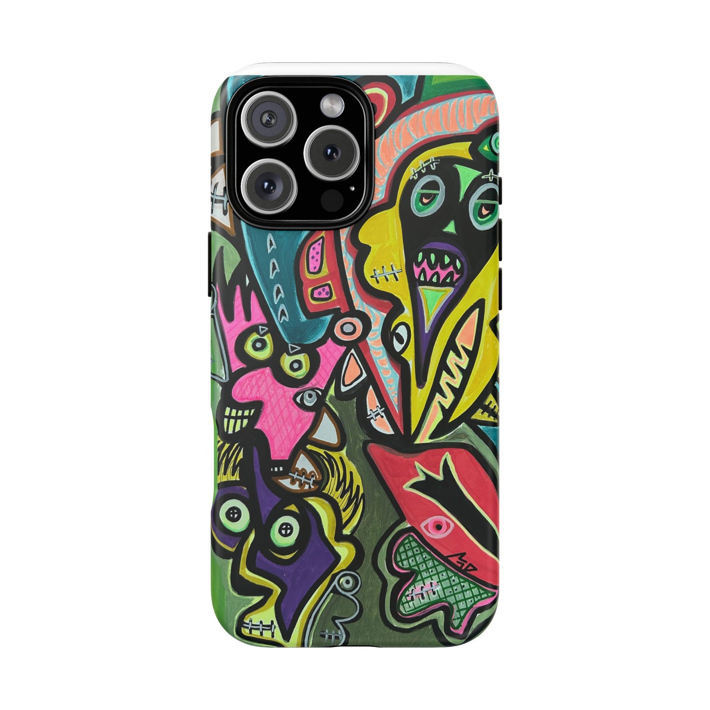 CONCERT  Abstract Graffiti Phone Case — Colorful Street Art Tough Cases