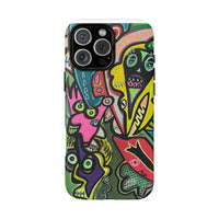 CONCERT  Abstract Graffiti Phone Case — Colorful Street Art Tough Cases