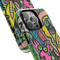 CONCERT  Abstract Graffiti Phone Case — Colorful Street Art Tough Cases