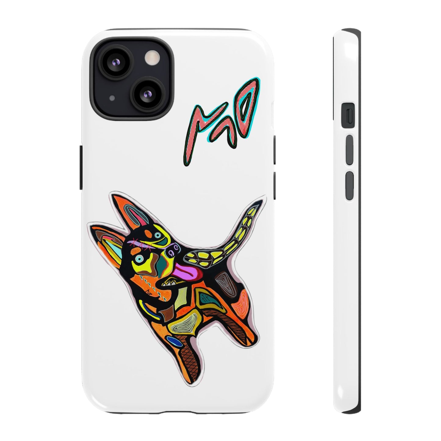 HUSKY  Colorful Abstract Dog Phone Case — 'MAD' Signature Protective Case