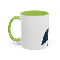 AERIAL.   Wave Accent Coffee Mug — Watersports Lover Gift