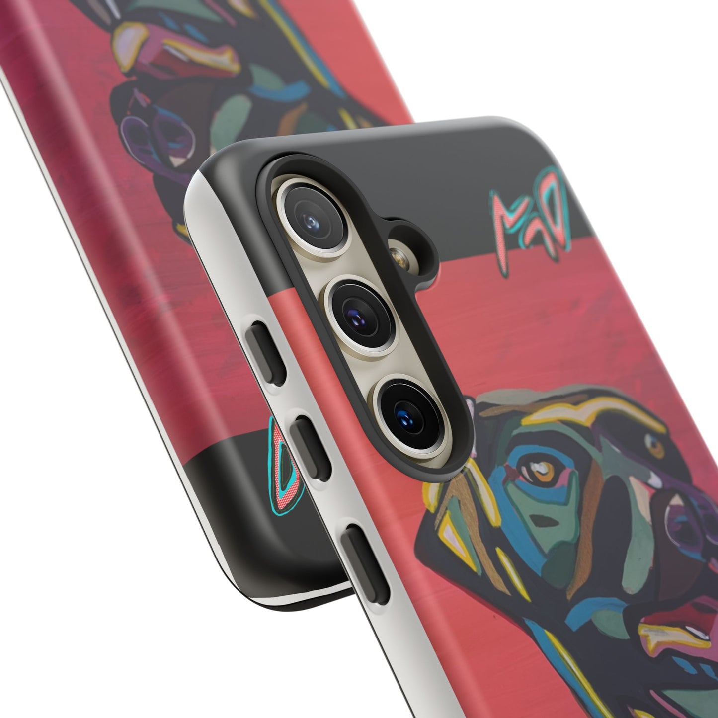 Colorful Pit LABRADOR Tough Phone Case — Vibrant Pop Art Dog Design