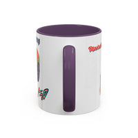 Racing Supra Accent Coffee Mug (11/15oz) — Orange Drift Car Design