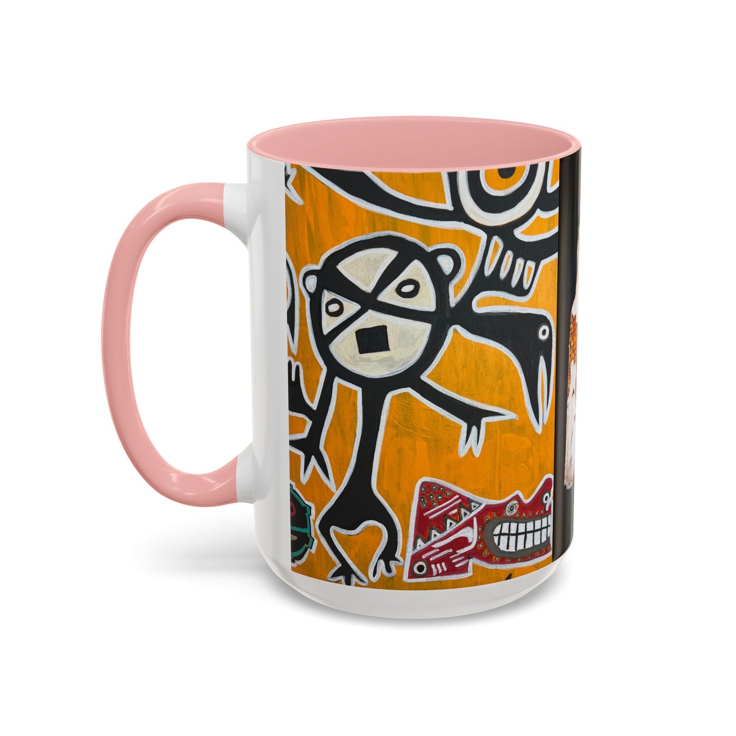 Puerto Rico Flag Coffee Mug — Rustic Street Art Accent Mug (11/15 oz)