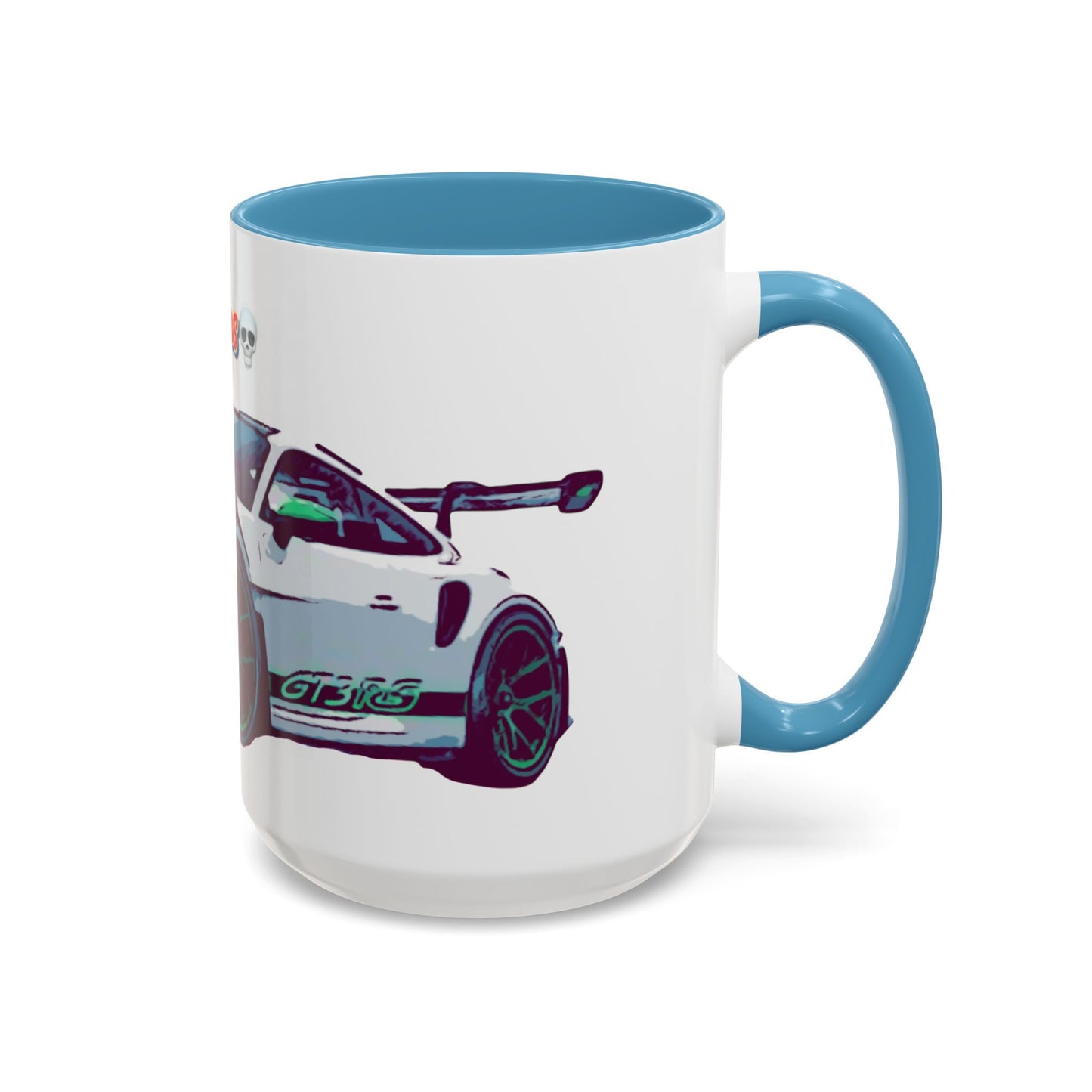Porsche GT3 Cup Accent Coffee Mug – Racing Car Graphic 11/15oz