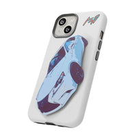 Melvin White Sports Car Phone Case - Retro Pop Art Supercar Protective Tough Case