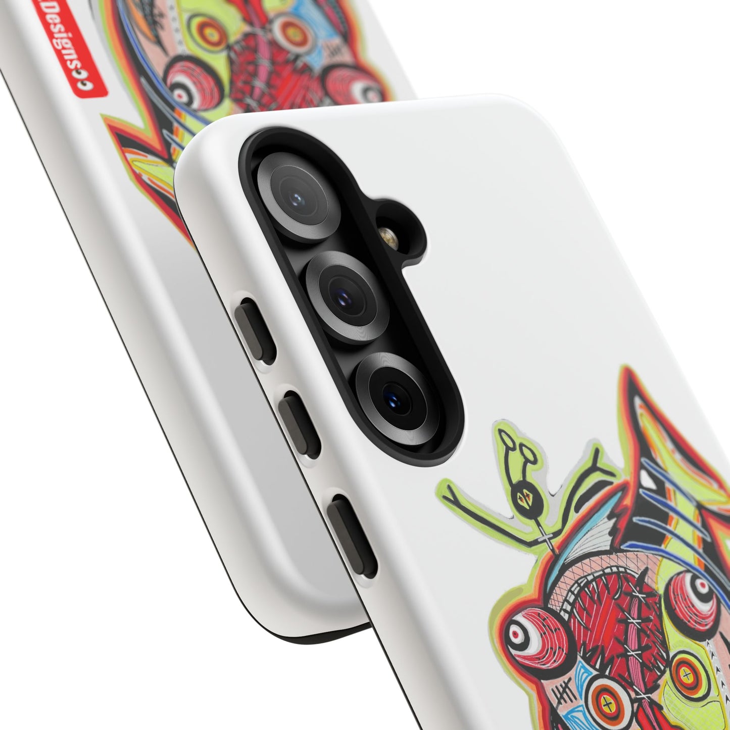 Phone Case — Colorful Abstract PARASITE  Fish Art Tough Cases
