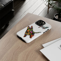 HUSKY  Colorful Abstract Dog Phone Case — 'MAD' Signature Protective Case