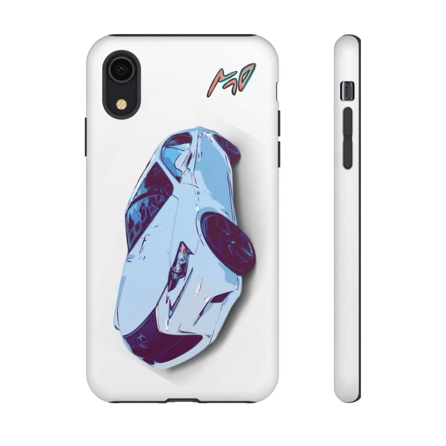 Melvin White Sports Car Phone Case - Retro Pop Art Supercar Protective Tough Case