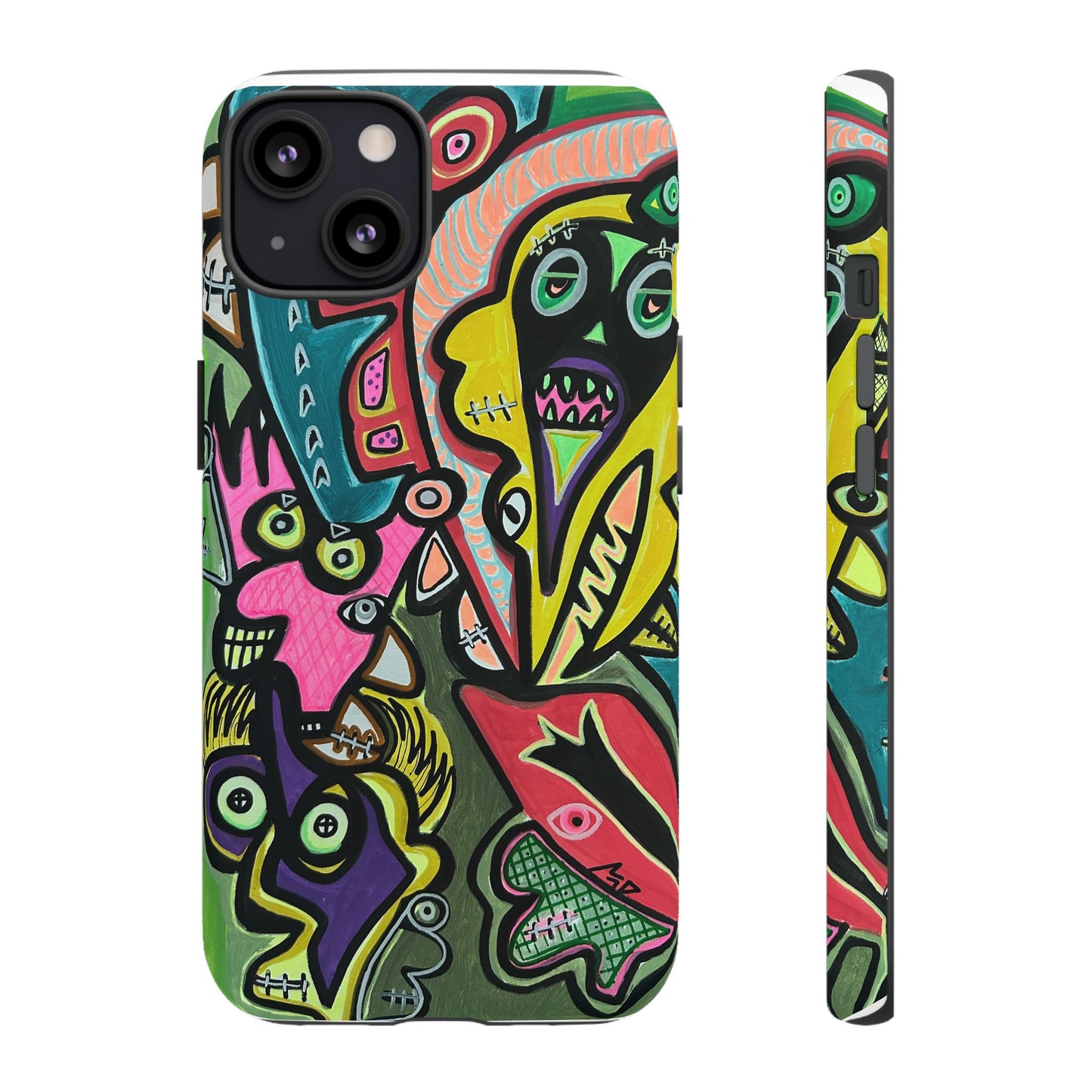 CONCERT  Abstract Graffiti Phone Case — Colorful Street Art Tough Cases