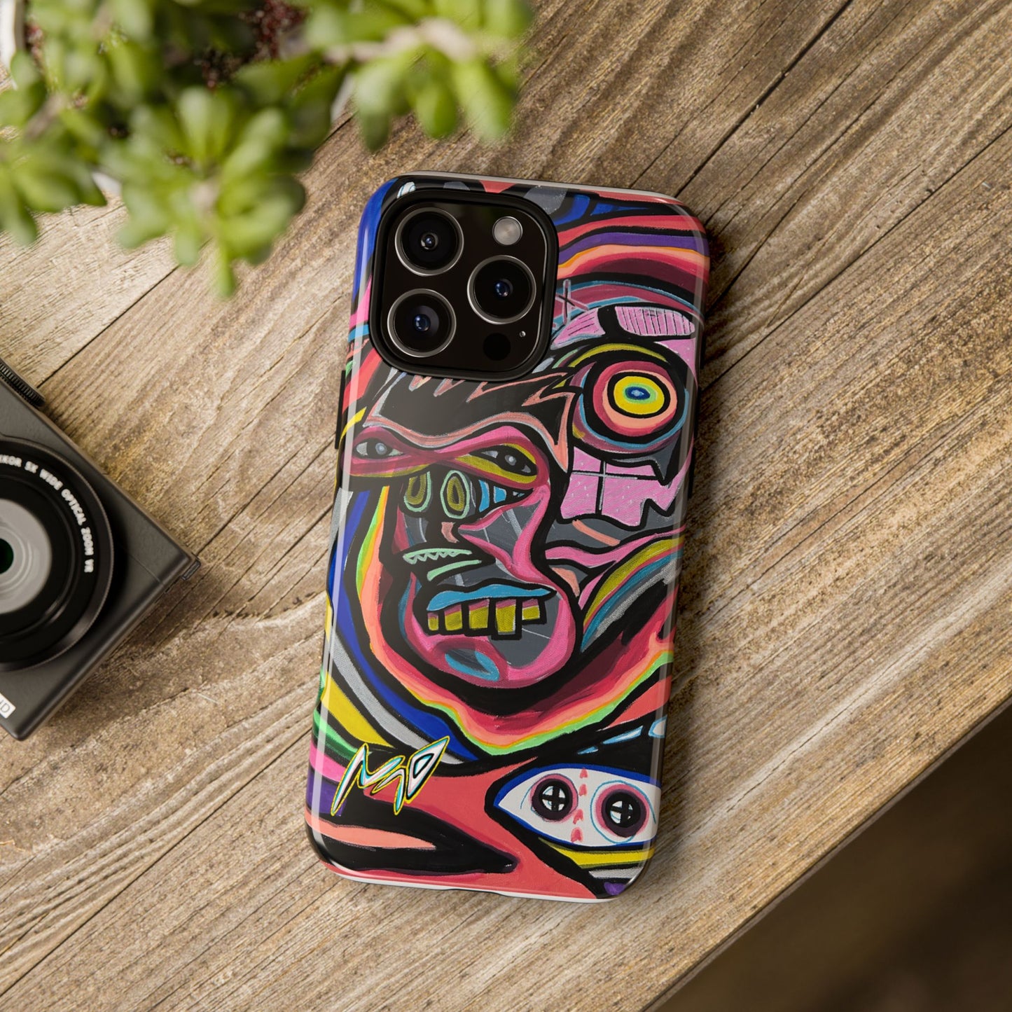 CRAZY Graffiti Phone Case — Colorful Street Art Protective Cover