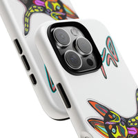 HUSKY  Colorful Abstract Dog Phone Case — 'MAD' Signature Protective Case