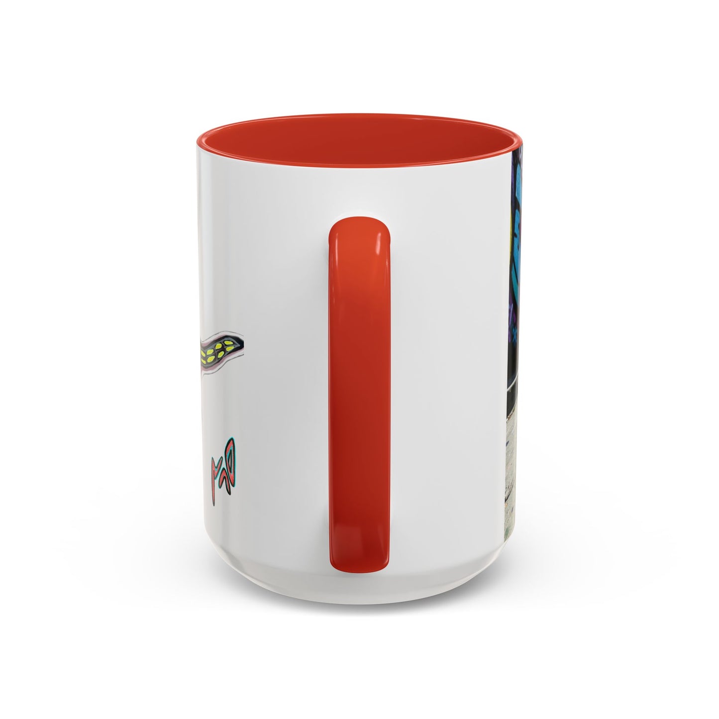 Colorful Pop Art Dog Accent Coffee Mug — Vibrant French Bulldog Design (11/15 oz)
