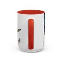 Colorful Pop Art Dog Accent Coffee Mug — Vibrant French Bulldog Design (11/15 oz)