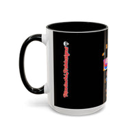 Coffee Mug — Colorful Abstract Cross Accent Ceramic Mug (11/15 oz)