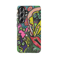 CONCERT  Abstract Graffiti Phone Case — Colorful Street Art Tough Cases