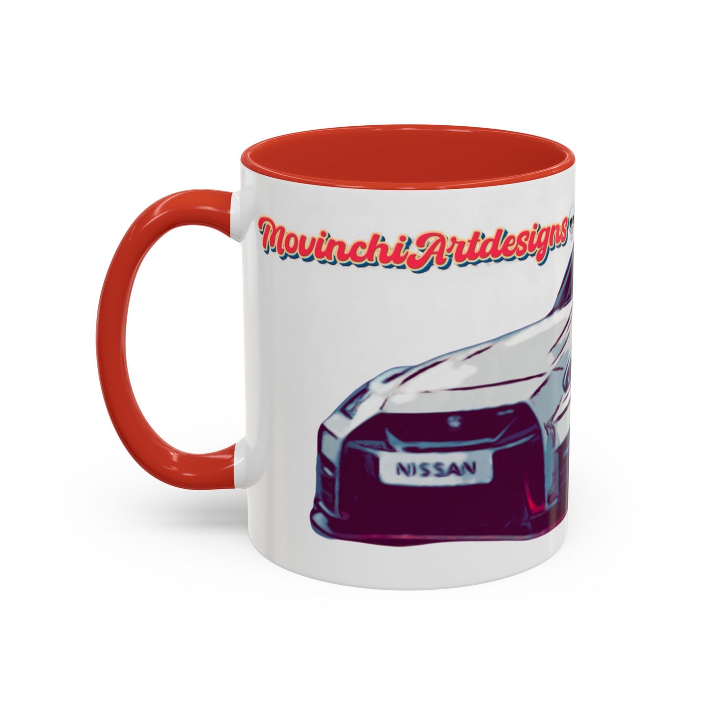 R35.  Sports Car Accent Mug — Nissan GT-R Inspired Coffee Cup (11/15oz)