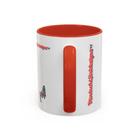 Surreal VINCENT Tribal Warrior Accent Coffee Mug — Colorful Skull Art 11/15oz