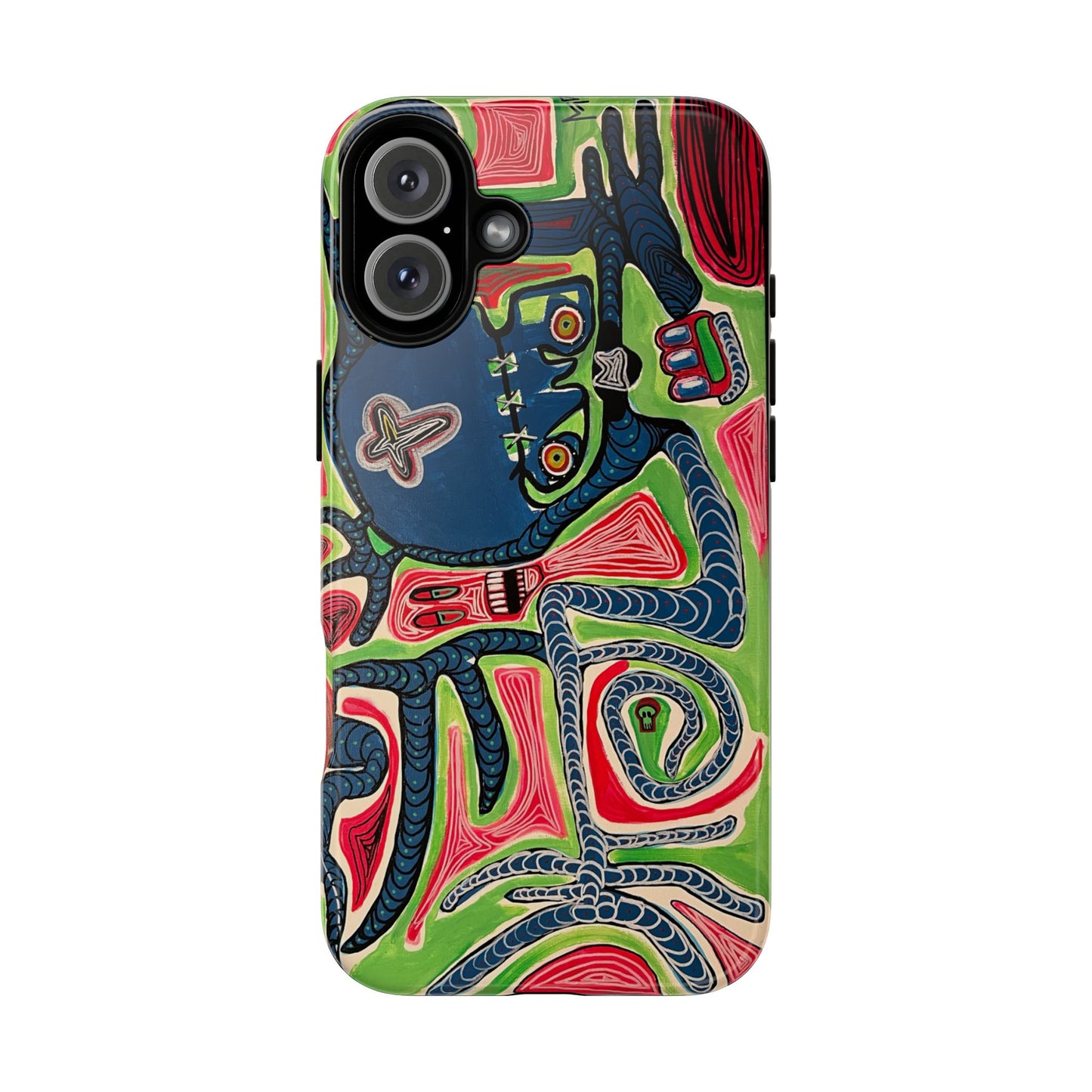 Abstract AFTERLIFE Phone Case — Bold Psychedelic Music Art