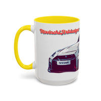R35.  Sports Car Accent Mug — Nissan GT-R Inspired Coffee Cup (11/15oz)