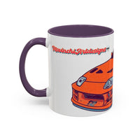 Racing Supra Accent Coffee Mug (11/15oz) — Orange Drift Car Design