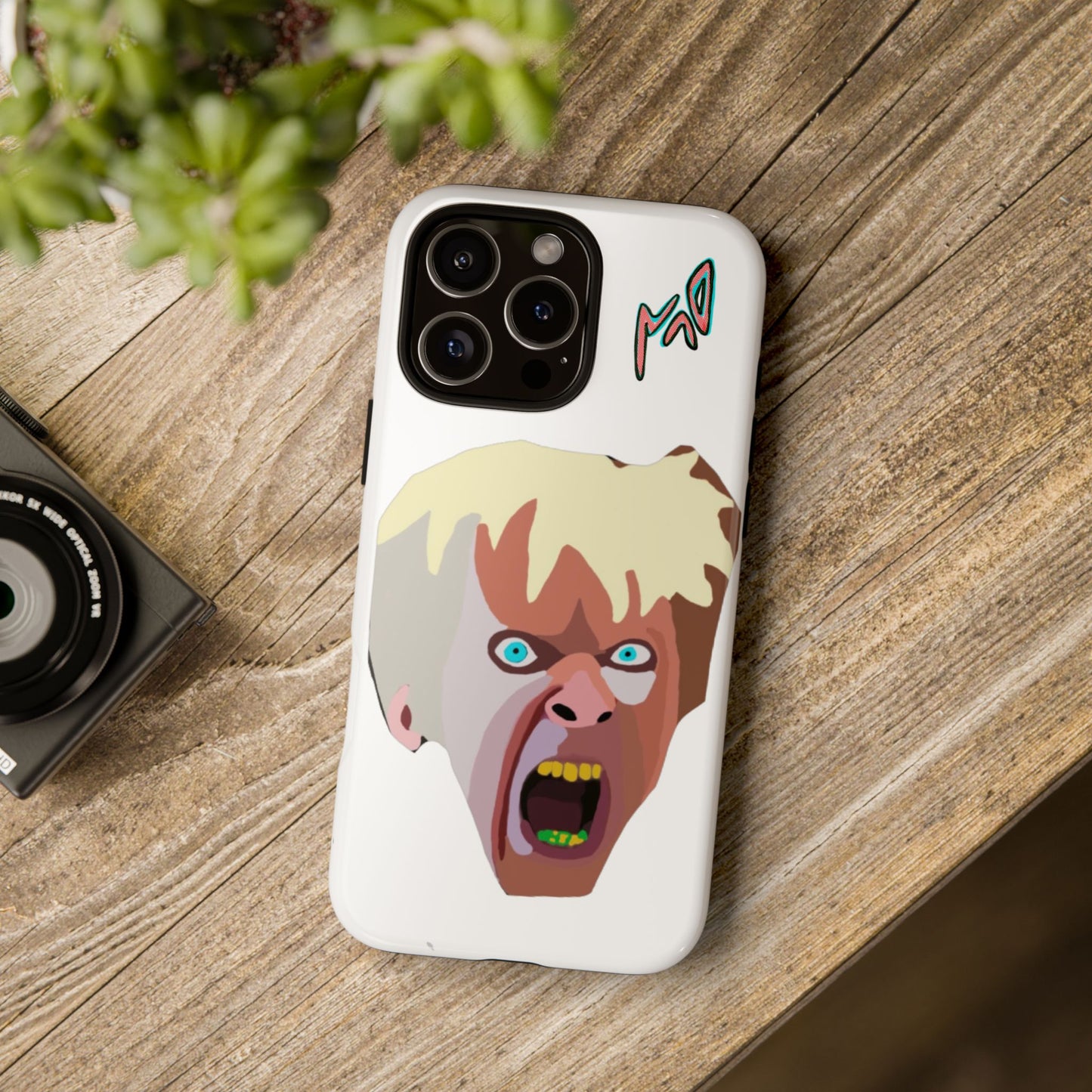 KAREN.  Phone Case — Retro Horror Face Graphic ("Tough Cases")