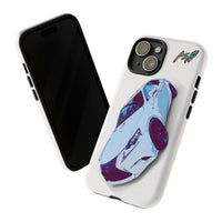 Melvin White Sports Car Phone Case - Retro Pop Art Supercar Protective Tough Case