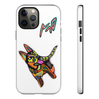 HUSKY  Colorful Abstract Dog Phone Case — 'MAD' Signature Protective Case