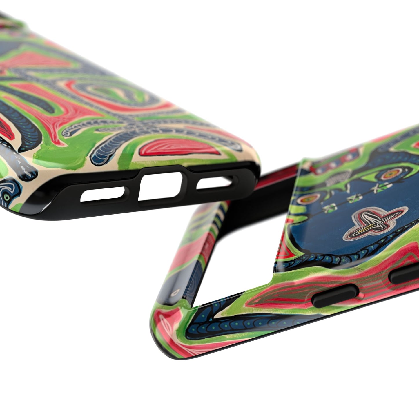 Abstract AFTERLIFE Phone Case — Bold Psychedelic Music Art