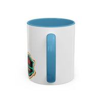 SAN JUAN.  Colorful Street Art Coffee Mug — Vibrant Alleyway & Playful Emblem Accent Mug