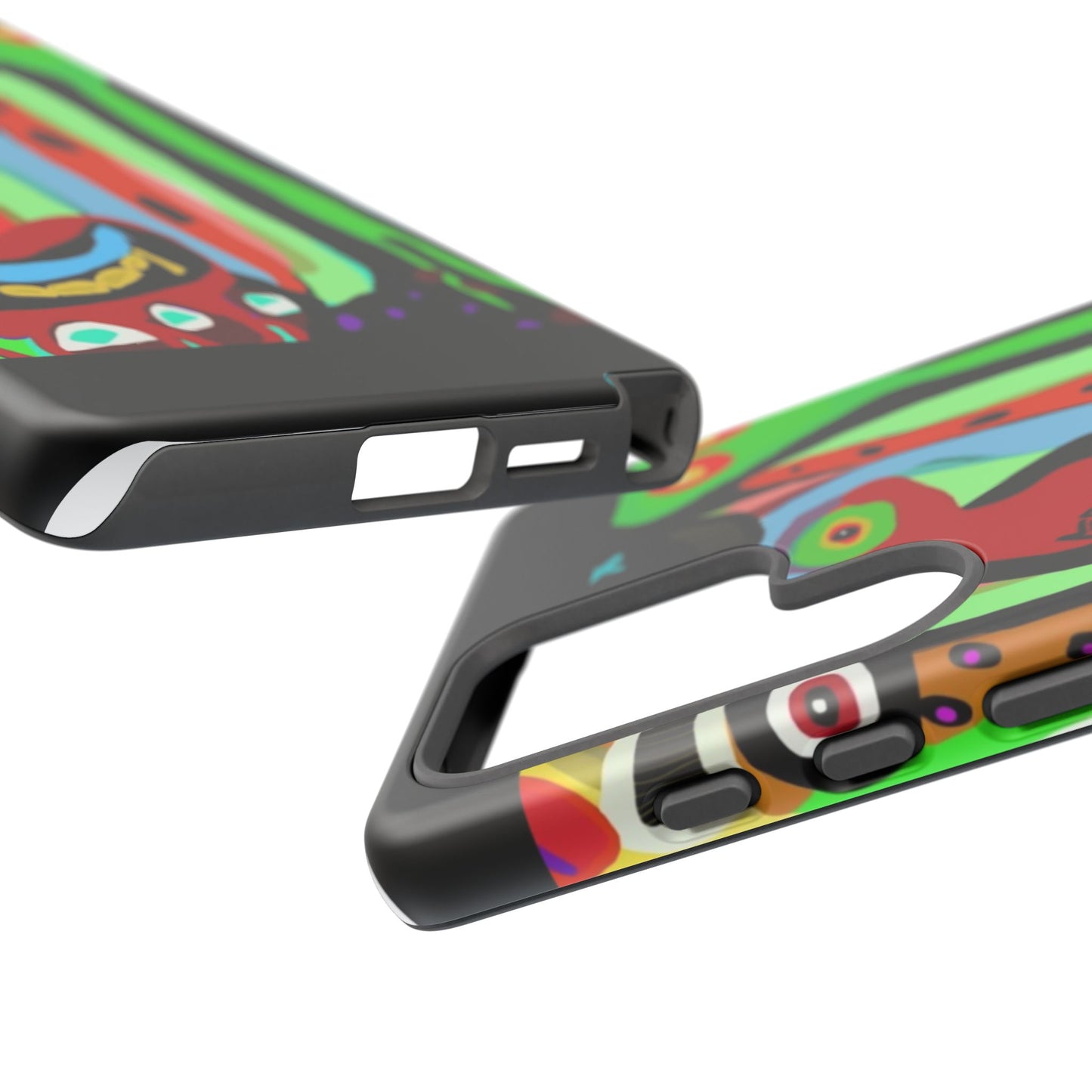 CRAZY.   Tribal Face Phone Case — Colorful Modern Art iPhone Cover
