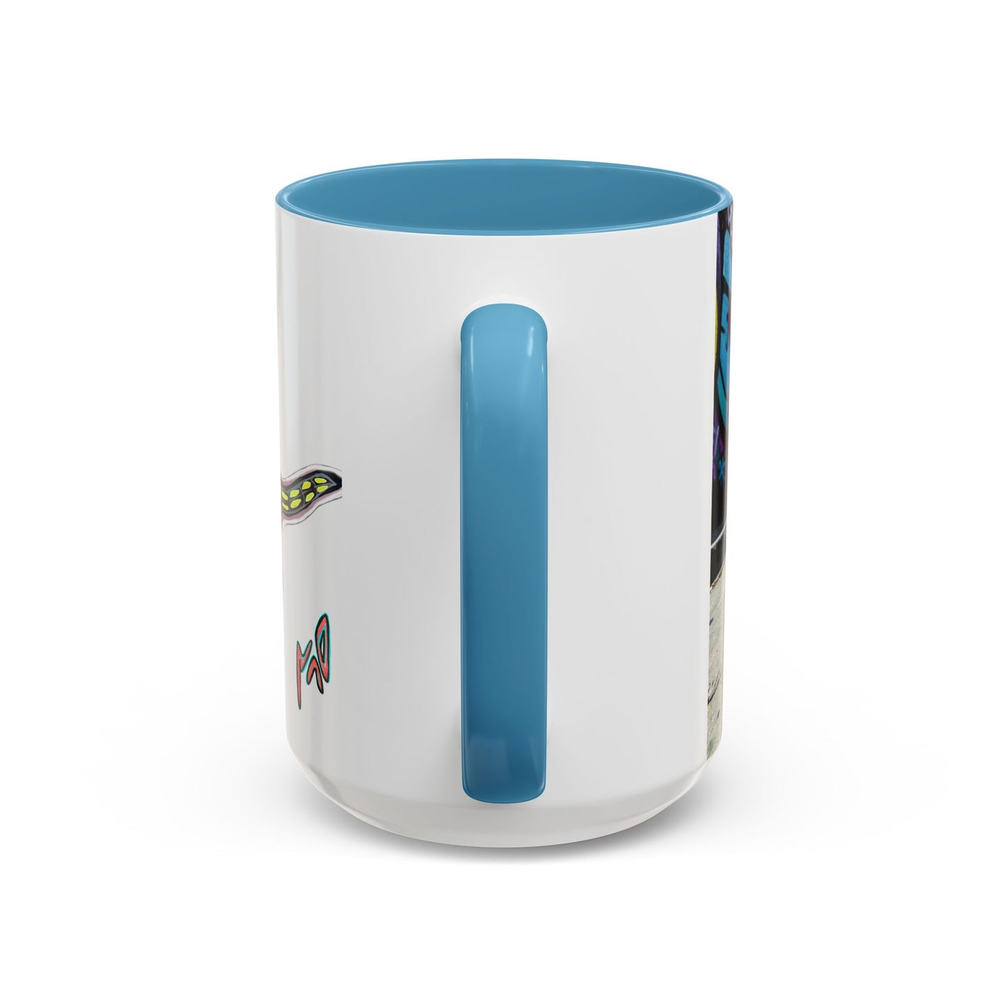 Colorful Pop Art Dog Accent Coffee Mug — Vibrant French Bulldog Design (11/15 oz)