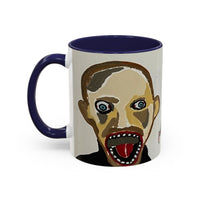 3 amigos Creepy Masked Faces Accent Coffee Mug – Horror Art 11/15oz