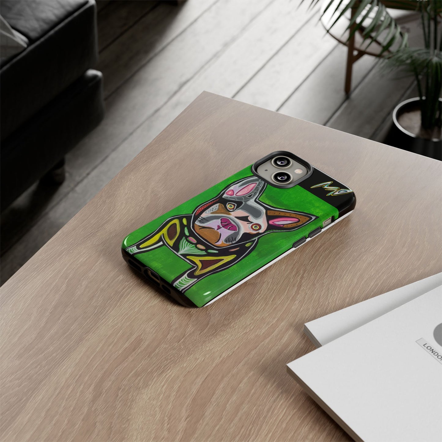 FRENCHIE  Art Phone Case – Colorful Pop Dog iPhone Cover