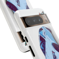Melvin White Sports Car Phone Case - Retro Pop Art Supercar Protective Tough Case