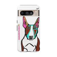 MR Bull Terrier Phone Case — Colorful Pop Art Tough Cases for Dog Lovers