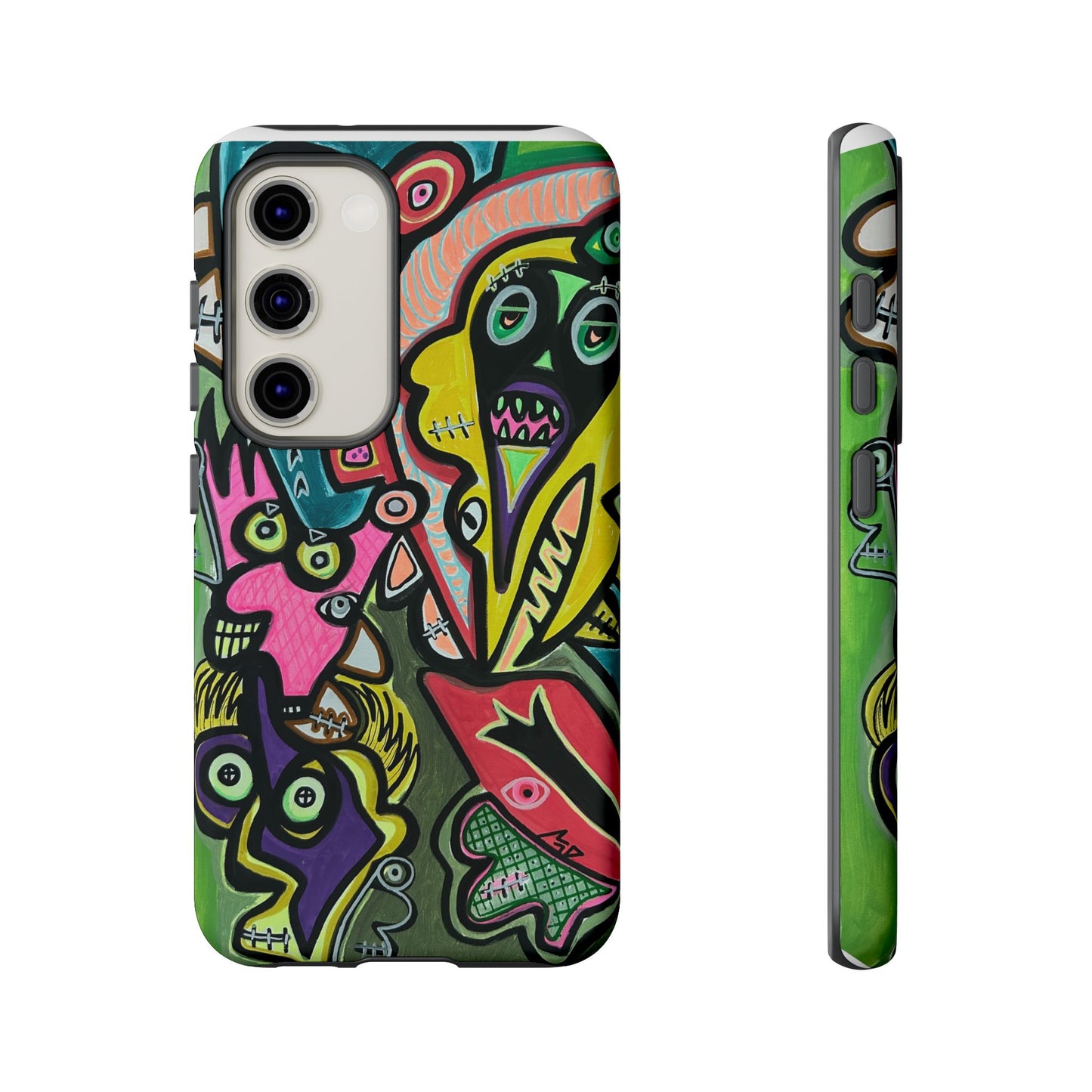 CONCERT  Abstract Graffiti Phone Case — Colorful Street Art Tough Cases